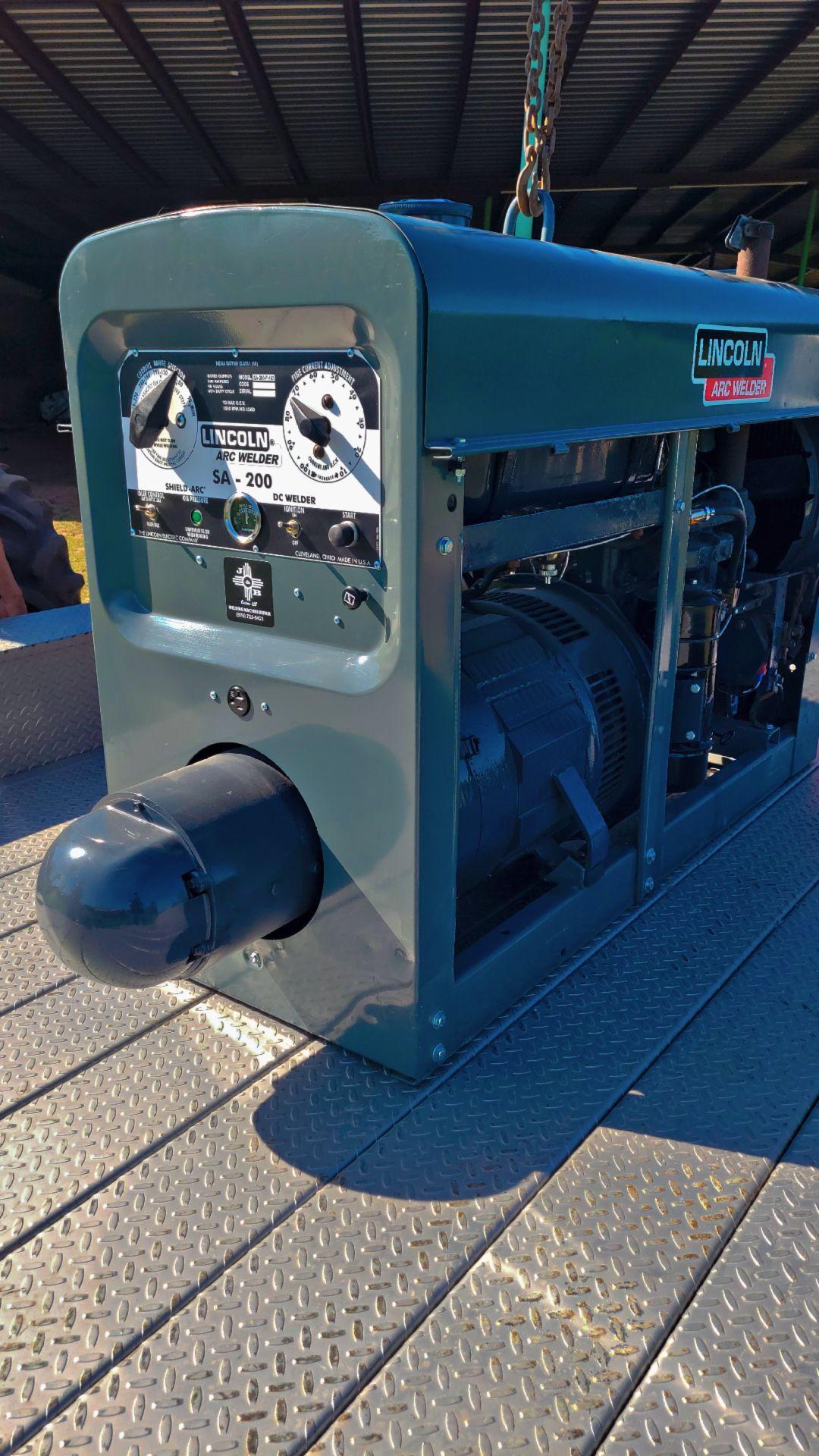 After - Fully Restored Lincoln Welder